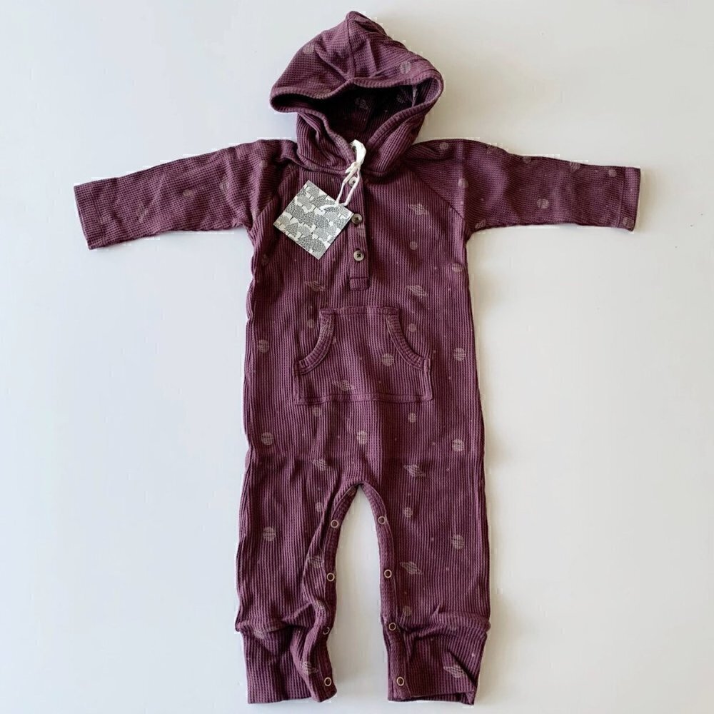 Kate Quinn Organics Long Sleeve Hooded Sport Jumpsuit  18-24 Months